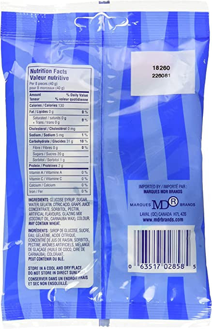 Lady Sarah Gummy Sharks, 120g/4.2 oz., {Imported from Canada}