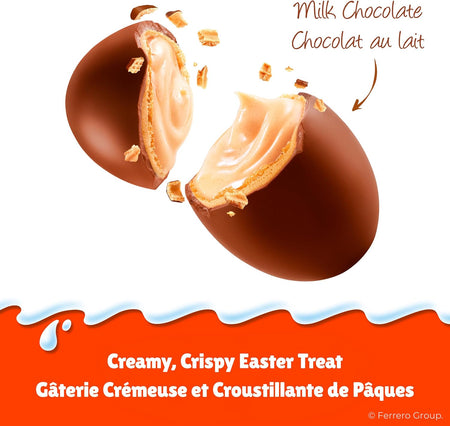 Kinder Bueno Crispy Chocolate Hazelnut Eggs, 140g/5 oz. - Creamy, Crispy Easter Treat