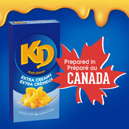 Kraft Dinner Extra Creamy Macaroni & Cheese, 200g/7.1 oz., (24pk) {Imported from Canada}