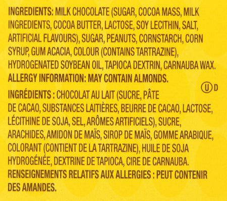 M&M's Peanut Candies (49g/1.7 oz.) per pack, 24-Count {Imported from Canada}
