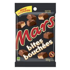 Mars Bars Bite Size 109g/3.84oz Bag {Imported from Canada}