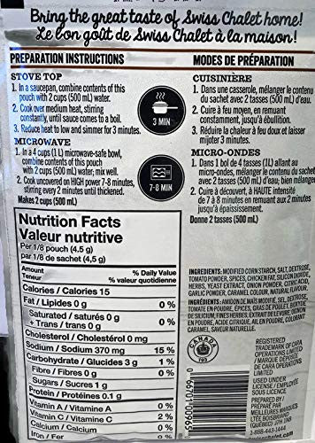 Swiss Chalet Homestyle Gravy (2 Pack) 51g/1.8oz. per PKG {Imported from Canada}