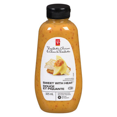 PC Sweet with Heat Prepared Mustard 325mL/11 oz {Imported from Canada}