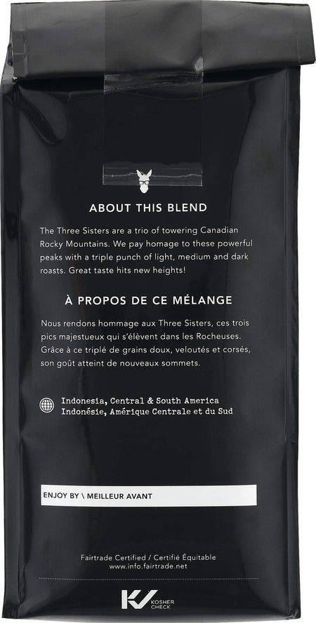 Kicking Horse Coffee, Three Sisters, Medium Roast, Ground, 284g/10 oz, {Imported from Canada}