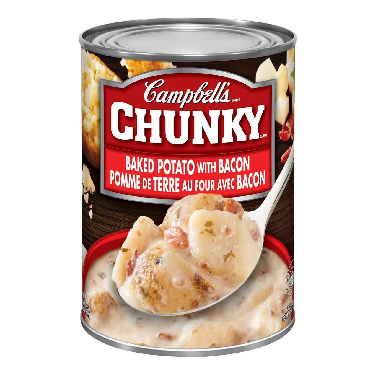 Campbell's Chunky Soup, Baked Potato with Bacon, 540ml 18.25oz {Canadian}