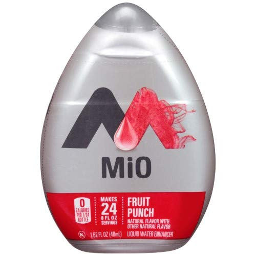 MiO Fruit Punch Liquid Water Enhancer, 48ml/1.62oz, (24pk) (Imported from Canada)