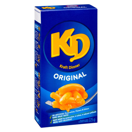 Kraft Dinner, Original Mac & Cheese 225g/7.6oz., 12ct, {Imported from Canada}