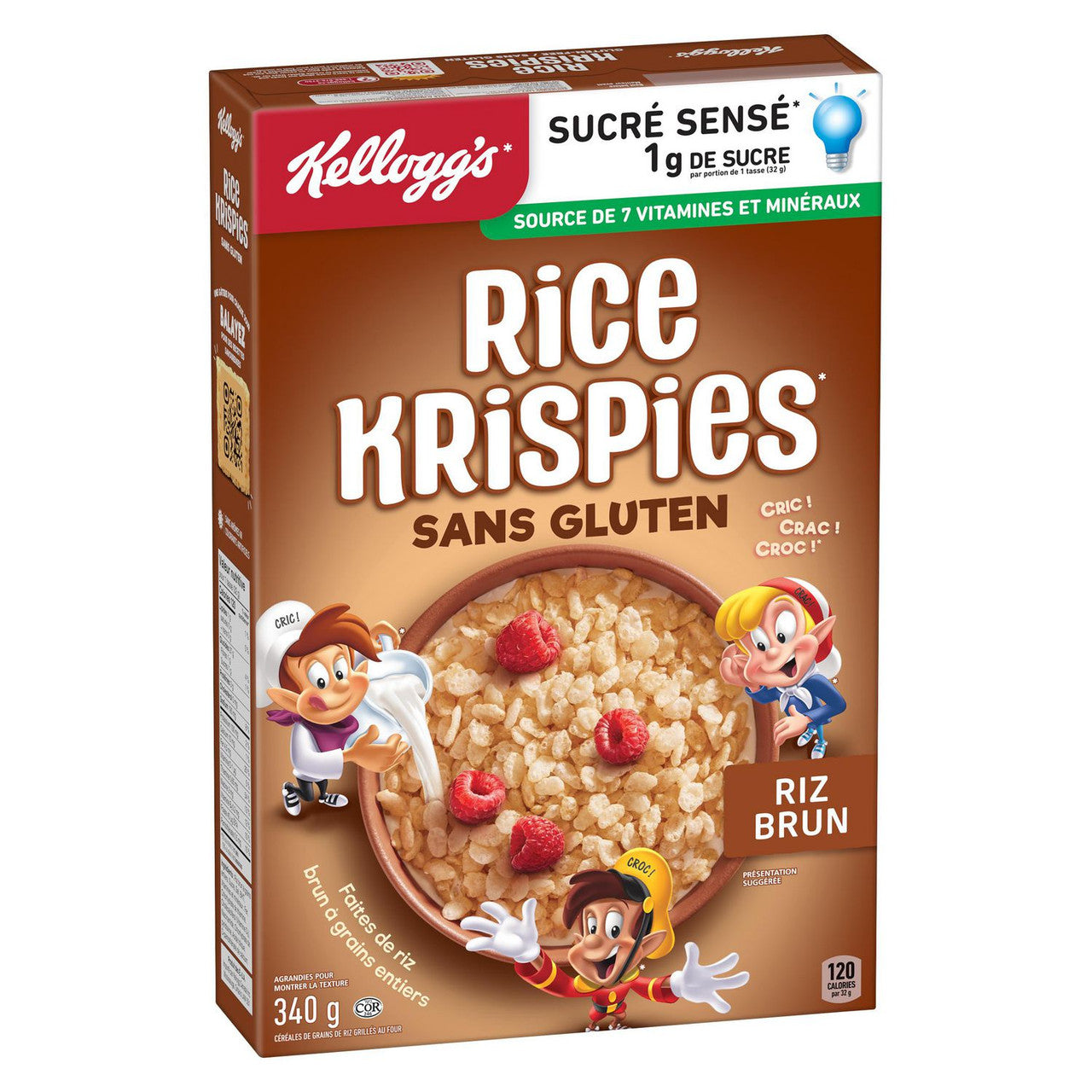 Kellogg's Rice Krispies Gluten Free Cereal, Whole Grain Brown Rice {Canadian}