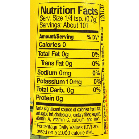 Nutrition Facts