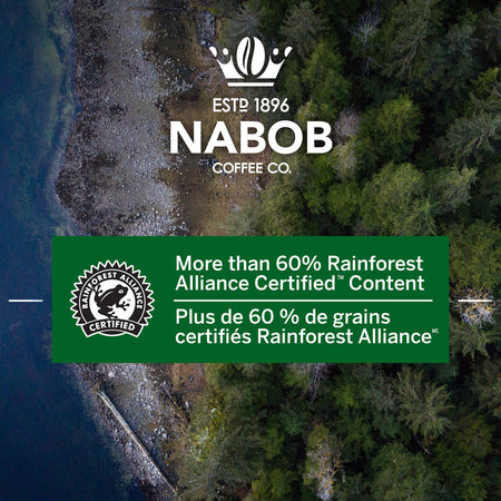 NABOB Organic Reserve Ground Coffee, 300g {Imported from Canada}