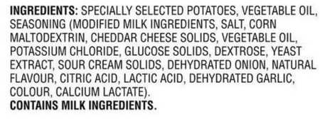 Lays-Wavy-Chips, Cheddar & Sour Cream 240g/8.46oz {Imported from Canada}
