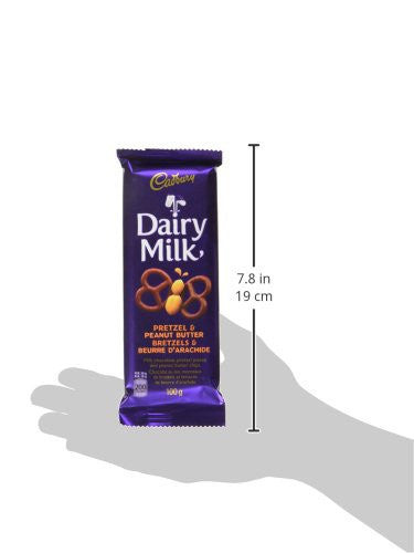 Cadbury Dairy Milk Pretzel and Peanut Butter, 100g {Imported from Canada}