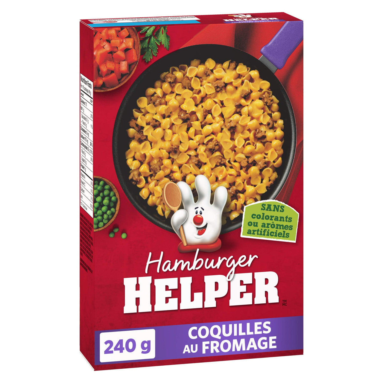 Hamburger Helper, Cheesy Shells, 240g/8.5oz., {Imported from Canada}