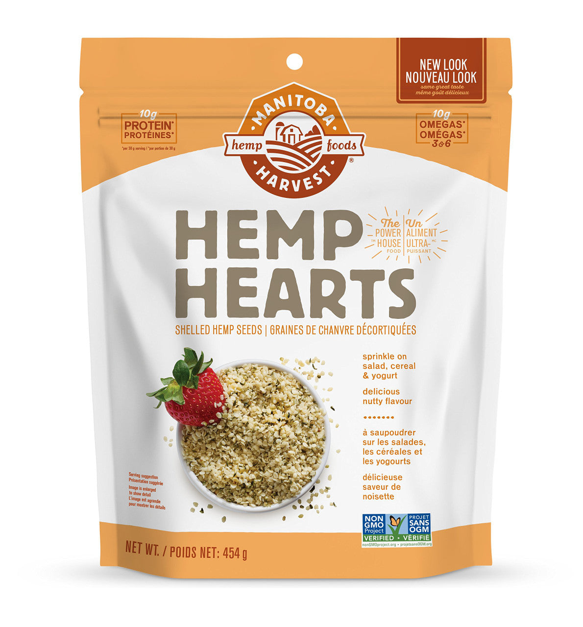 Manitoba Harvest Hemp Hearts,  Natural, 454g/16 oz., Bag {Imported from Canada}