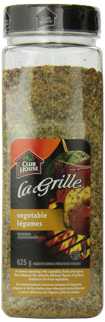 Club House La Grille Vegetable Seasoning,625g/22.04oz{Imported from Canada}