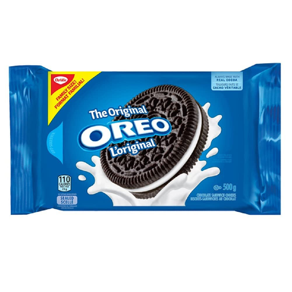 Oreo Original Sandwich Cookies, 500g/17.6oz, (Imported from Canada)