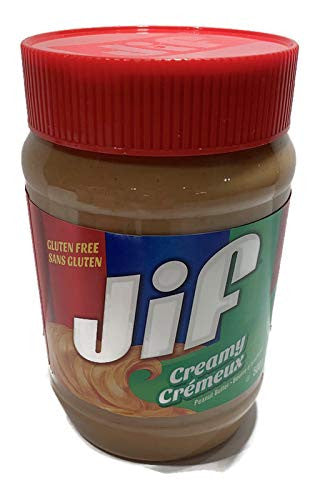 Jif Gluten Free Creamy Peanut Butter, 500g/17.6oz. (Imported from Canada)