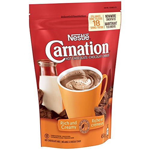 Nestle Carnation Rich and Creamy Hot Chocolate Mix, 450g {Imported from Canada}