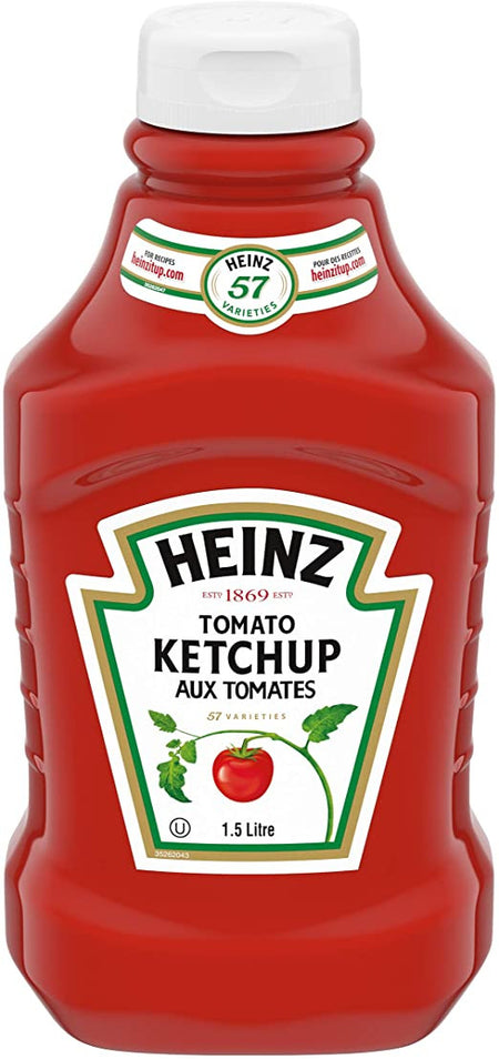 Heinz Ketchup Family Size - Fridge Fit 1.5L/3.2lbs (3pk) {Imported from Canada}