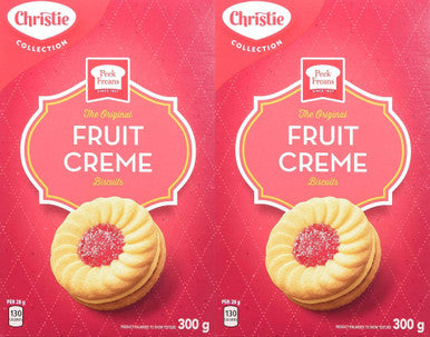 Peek Freans Fruit Creme Cookies, (Pack of 2), 300g/10.6 oz. {Imported from Canada}