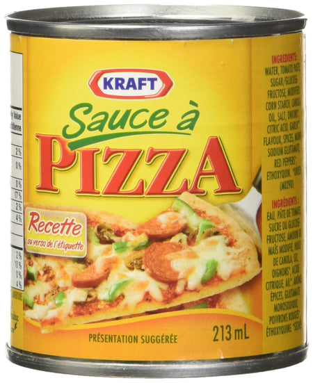 Kraft Pizza Sauce, 213mL/7.2oz., (Pack of 24), {Imported from Canada}