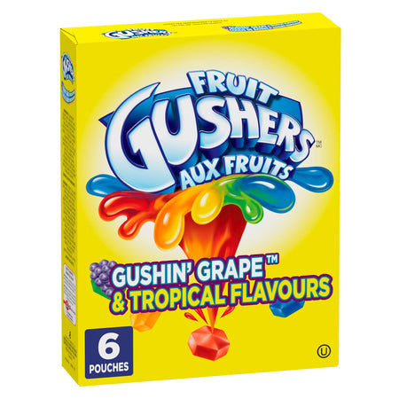 Betty Crocker, Gluten Free,Gushin Grape/Tropical, 6ct, 138g/4.9oz., Box