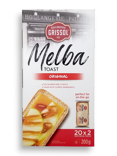 Boulangerie Grissol Original Melba Toast Sachets