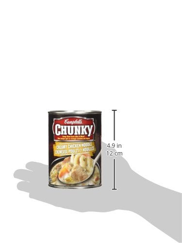 Campbell's Chunky, Creamy Chicken Noodle Soup, 540ml Can Size