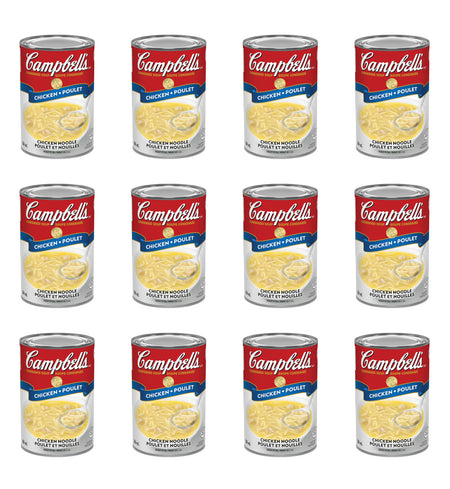 Campbell's Chicken Noodle Soup 284ml/9.6 oz., (12 pack) (Imported from Canada)