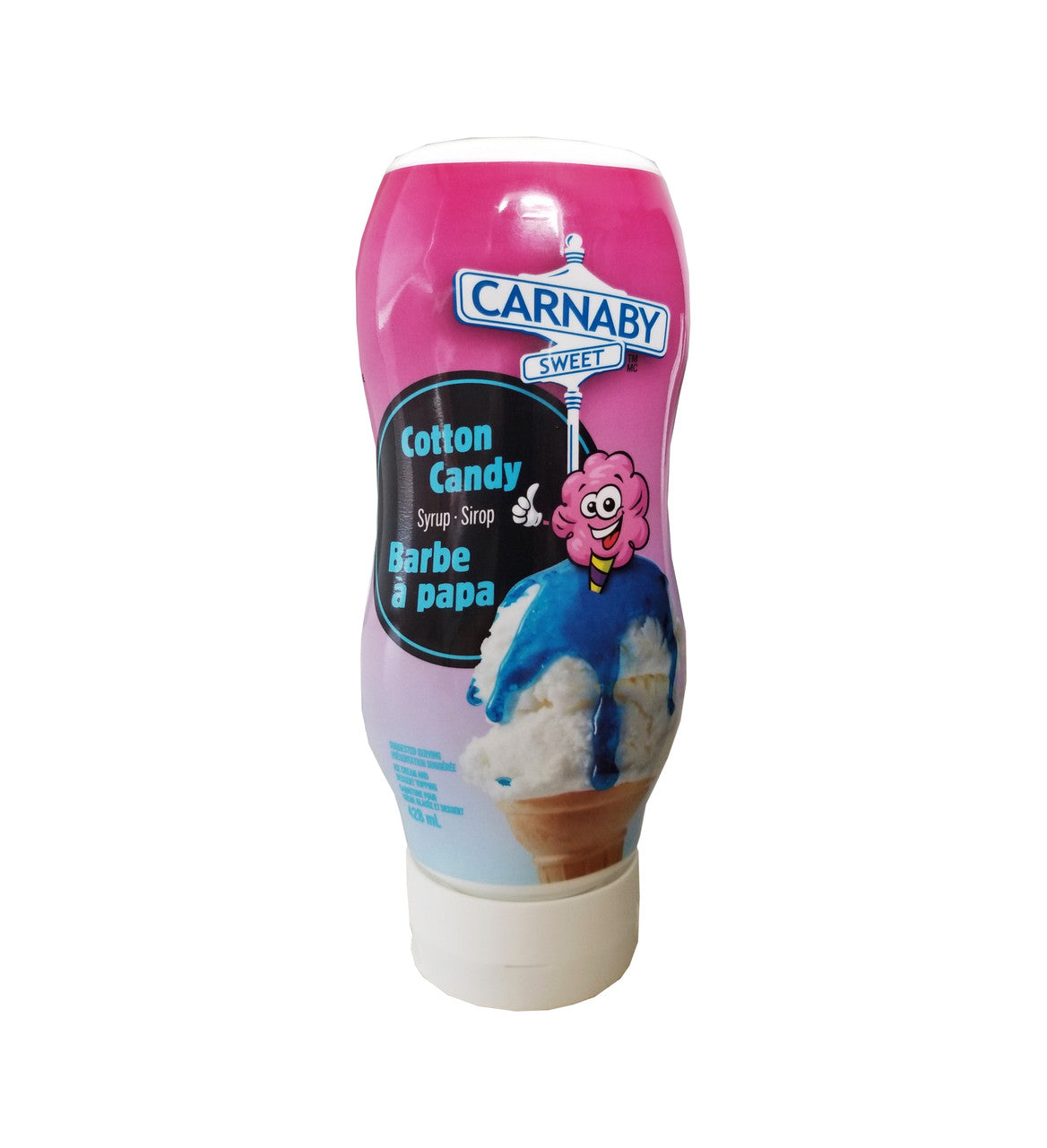 Carnaby Sweet Cotton Candy Syrup 428mL/14.5 fl. oz. {Imported from Canada}