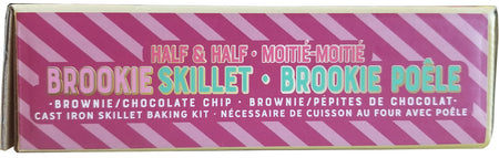 Cast Iron Skillet Brownie/Chocolate Chip Cookie Half & Half Brookie Baking Kit, 56g/2.0oz., {Imported from Canada}
