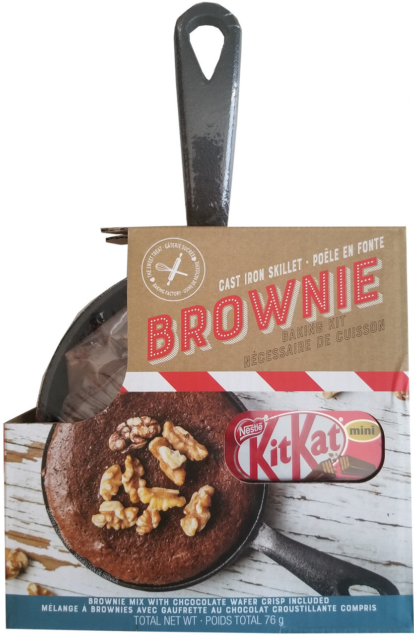 Cast Iron Skillet Kit Kat Brownie Baking Kit, 76g/2.7oz., {Imported from Canada}