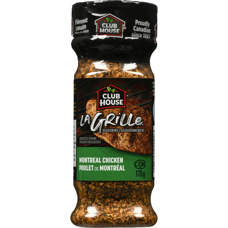 Club House La Grille Montreal Chicken Spice, 6 x 170g/6oz
