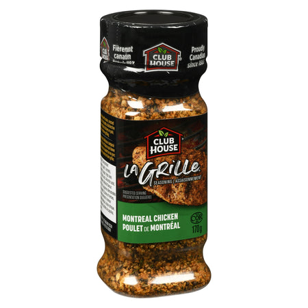 Club House La Grille Montreal Chicken Spice, 6 x 170g/6oz Left Side