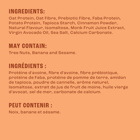 Farm Girl Cinnamon Crisps Cereal, 280g/9.8 oz., Pouch, ingredients label