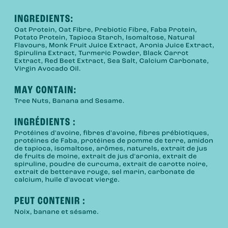 Farm Girl Rainbow Hoops Cereal, 280g/9.8 oz. - Ingredients Label