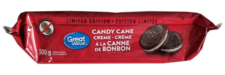 Great Value Candy Cane Creme Sandwich Cookies, 300g/10.5 oz. {Imported from Canada}