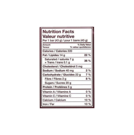 HERSHEY'S Chocolate Candy Bars with Almonds, 4ct (172g/6.1oz) Bar Nutrition Facts