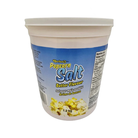 Harlan's Popcorn Salt Butter Flavour 1.2kg/2.6 lbs. {Imported from Canada}