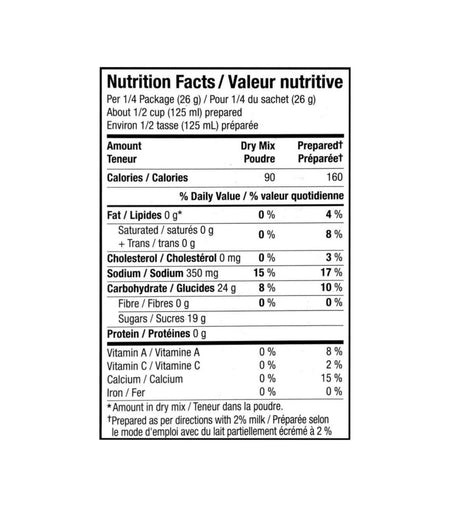 Jello Vanilla Instant Pudding, 102g/3.6oz., X 6 pkg, {Imported from Canada}