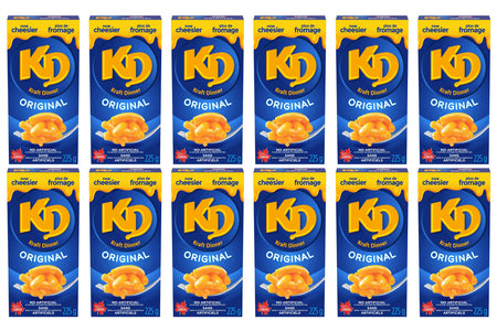 Kraft Dinner, Original Mac & Cheese 225g/7.6oz., 12ct, {Imported from Canada}