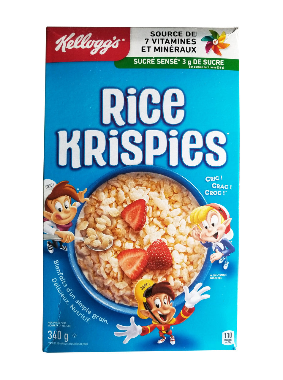Kellogg's, Rice Krispies Cereal, 340g/12 oz., {Imported from Canada}