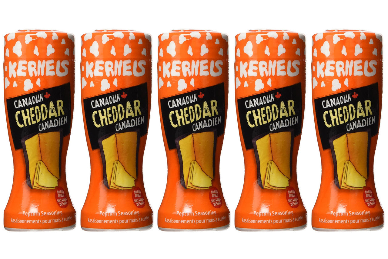 Kernels Popcorn Seasoning Canadian Cheddar 100g/3.5 oz., (5pk) (Canadian)