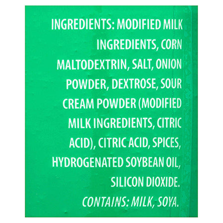 Kernels Sour Cream and Onion Popcorn Seasoning 100g Ingredients