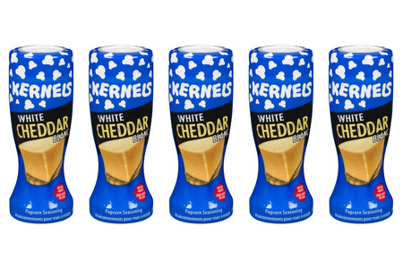 Kernels Popcorn Seasoning White Cheddar 110g/3.9 oz.,  (5pk) (Canadian)