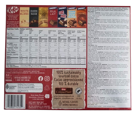 Nestle Kit Kat Lovers Collection, KitKat Chocolate, 332g/11.6 oz. Box {Imported from Canada}