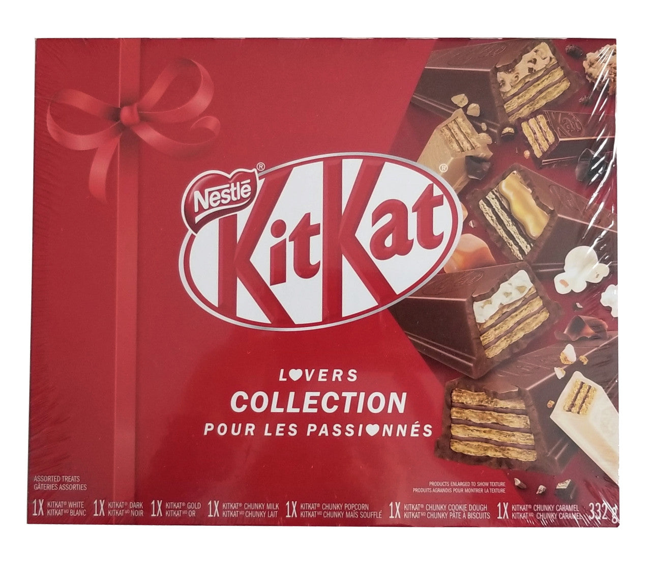 Nestle Kit Kat Lovers Collection, KitKat Chocolate, 332g/11.6 oz. Box {Imported from Canada}