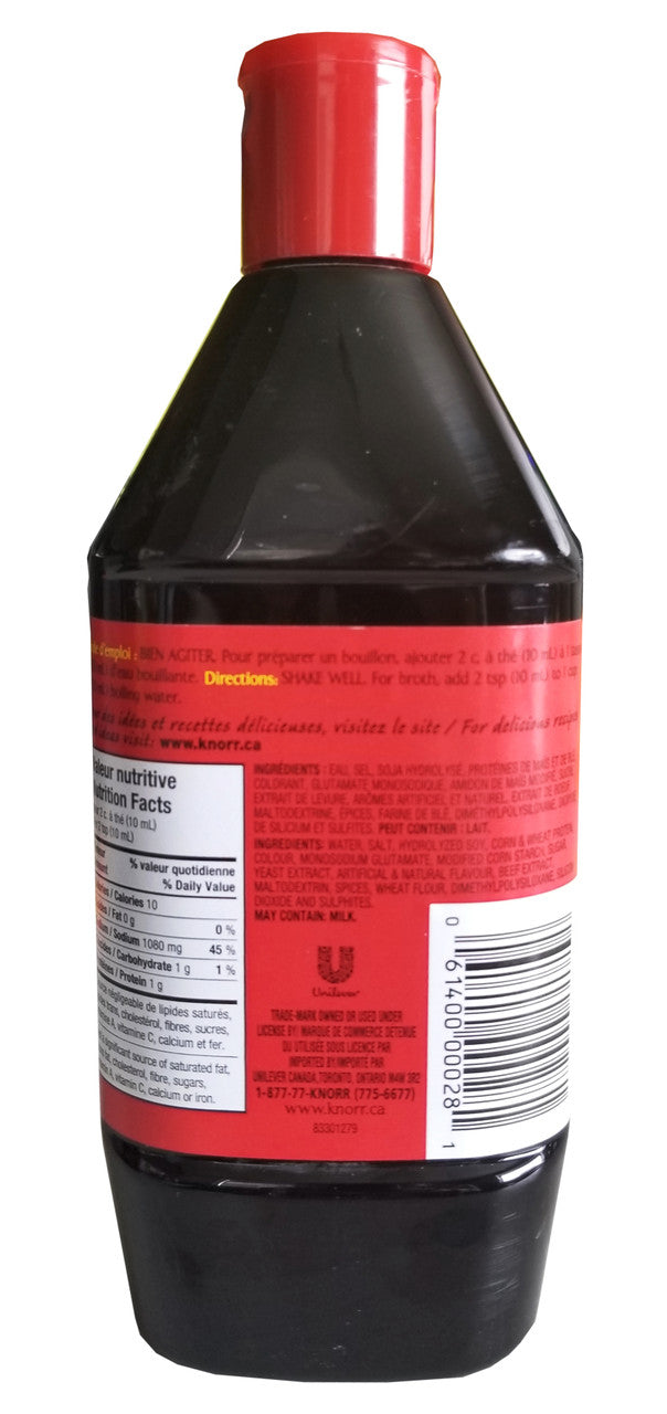 Knorr Bovril Beef Bouillon, 500ml/17.5 fl. oz. Bottle {Imported from Canada}