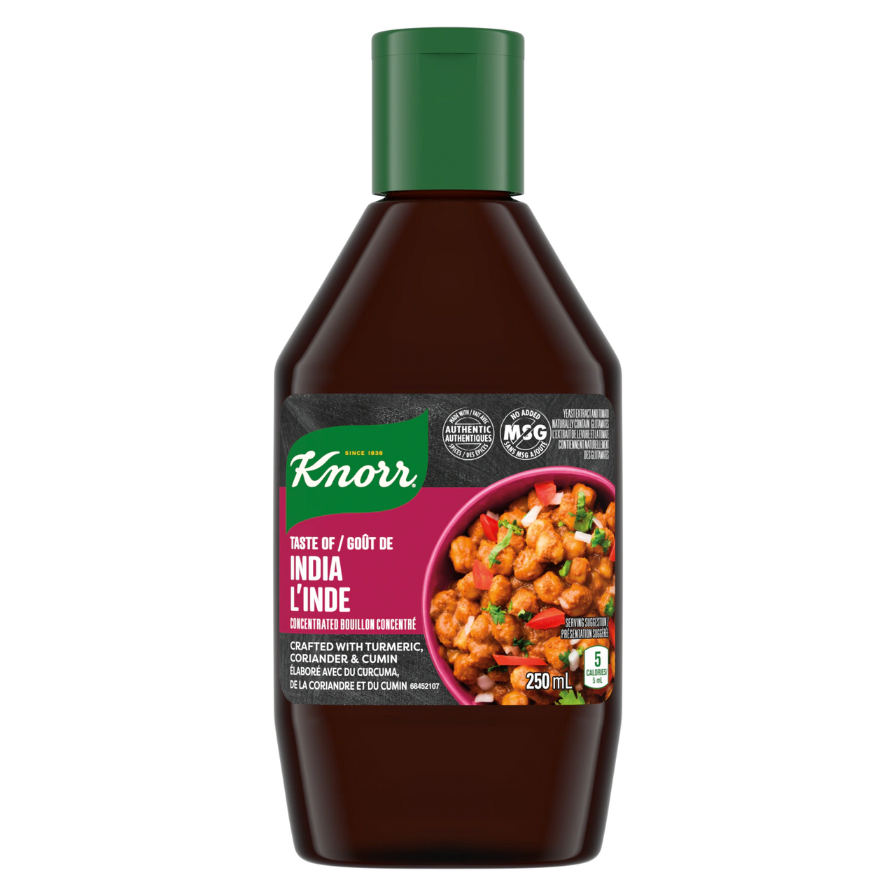 Knorr Taste of India Concentrated Bouillon, 250ml/8.75 fl. oz., Bottle {Imported from Canada}