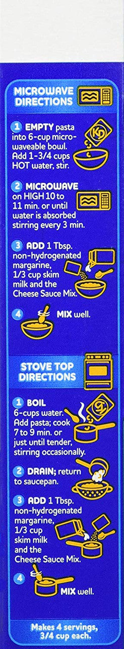 Kraft Dinner White Cheddar Macaroni & Cheese, 200g/7oz Directions